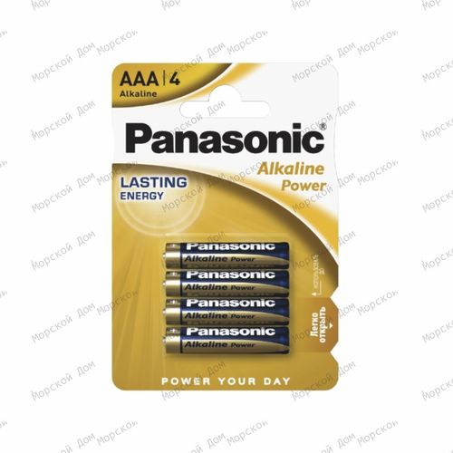 Батарейки PANASONIC LR03 Bronza Alcaline | AAA | 4 шт
