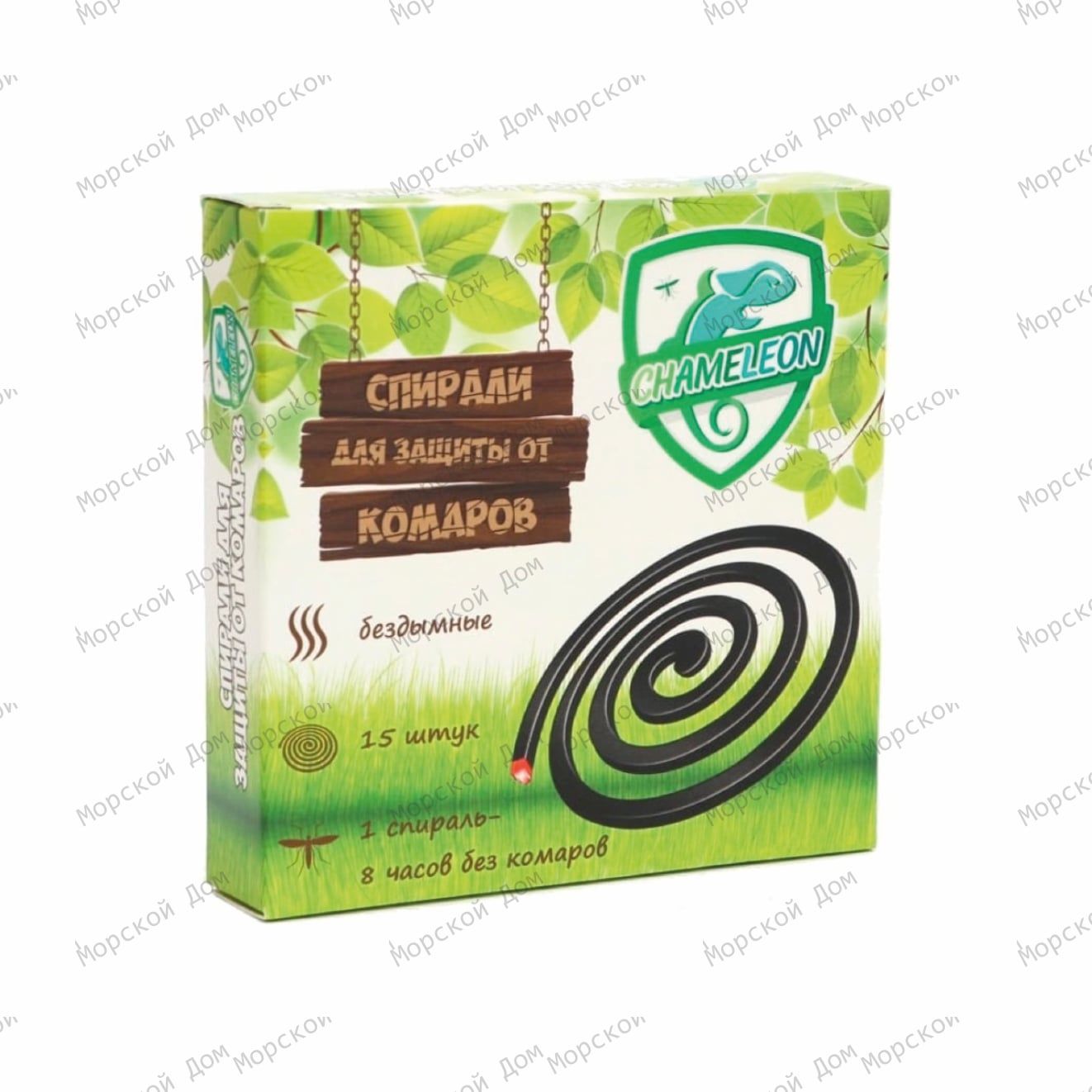 Средство от комаров CHAMELEON Спираль Бездымная | 15 шт