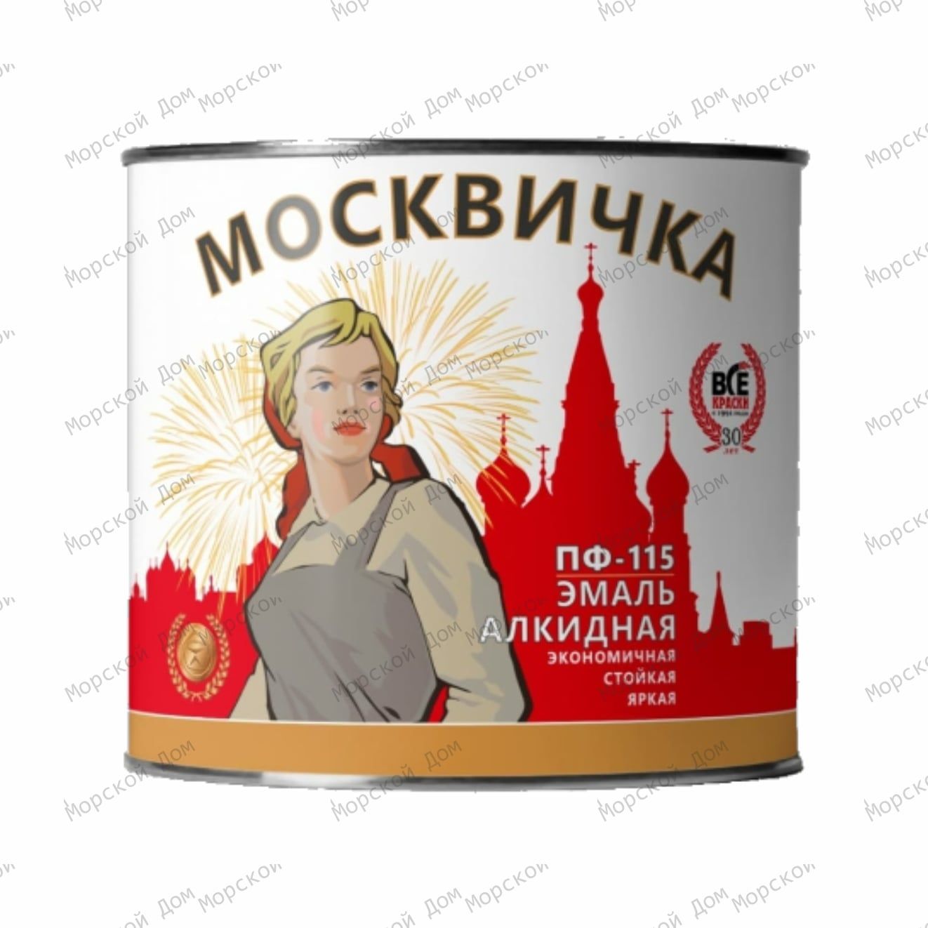 Эмаль ПФ-115 МОСКВИЧКА | белая