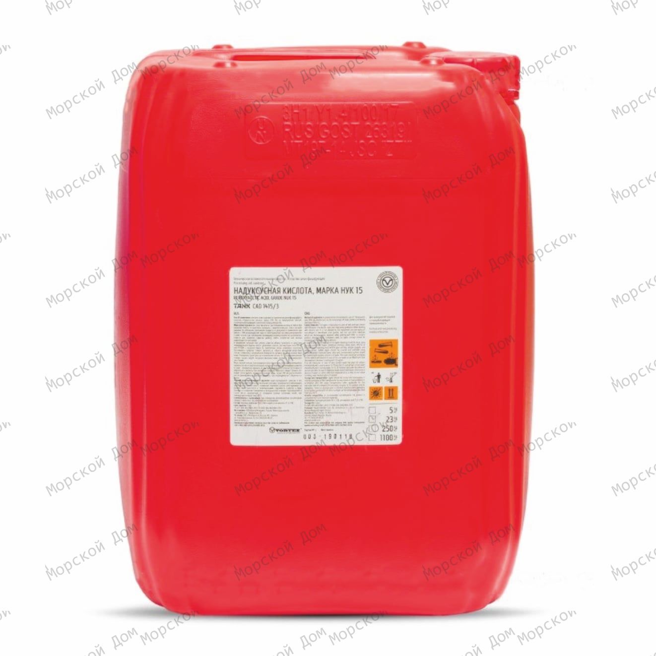 Средство дезинфицирующее VORTEX TANK CAD 1415/3, 23 кг