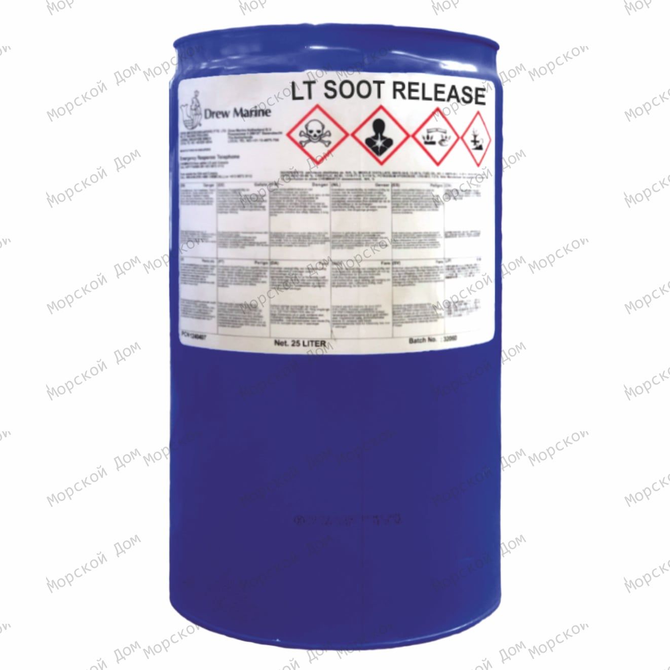 Средство для удаления сажи DREW MARINE LT SOOT RELEASE, 25 л