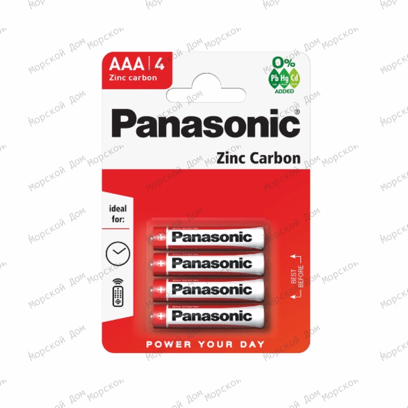 Батарейки PANASONIC R03RZ AAА Zinc Carbon | AAA | 4 шт