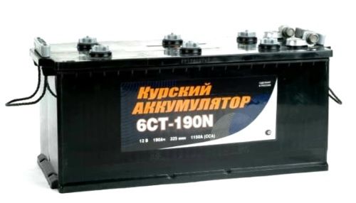 Аккумулятор Курский 6ст-190 N (болт)