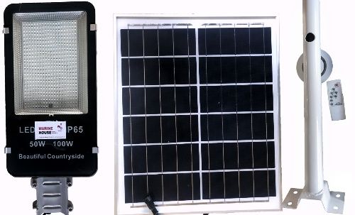 Уличный фонарь с солнечной батареей 50W 100W